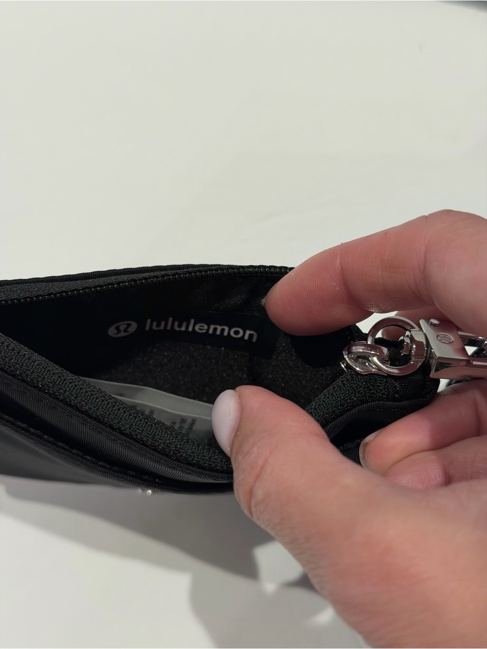 lululemon athletica set - clippable Card Holder and never lost key chain - Picture 5 of 6